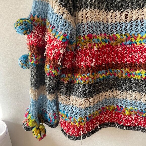 Zara PomPom Knit Sweater - Picture 3 of 4